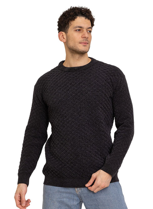 Black - Design p2328 Round Pullover - Khotwh